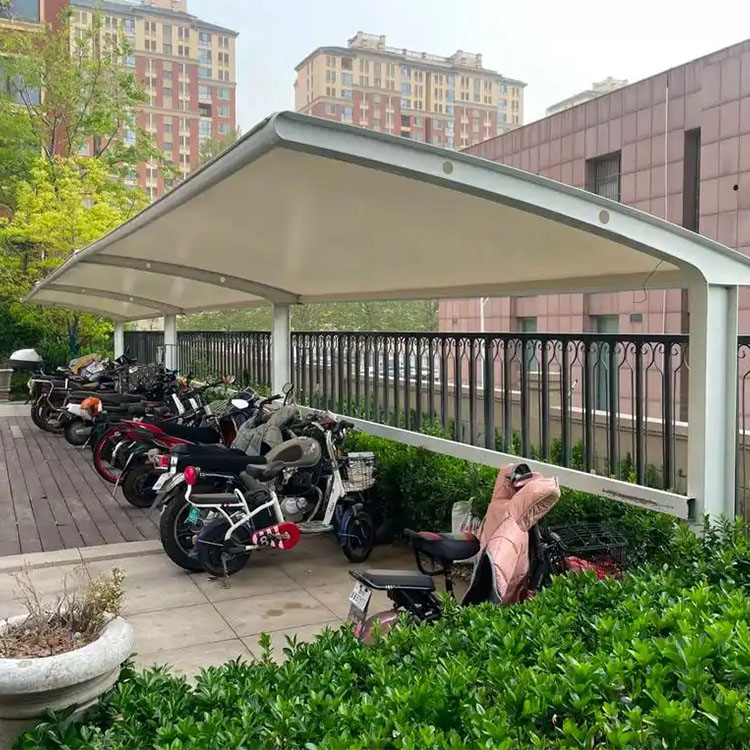 莘县膜结构电动车棚